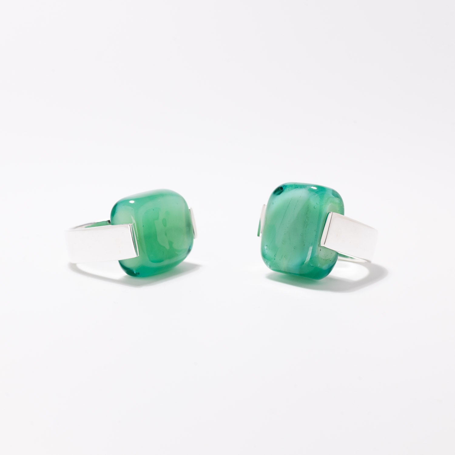 Empire Sea Green - Silver Ring