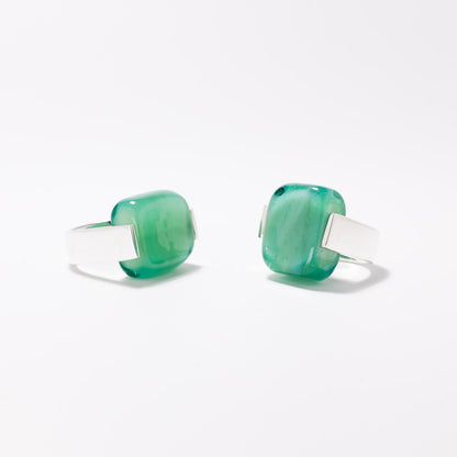 Empire Sea Green - Silver Ring