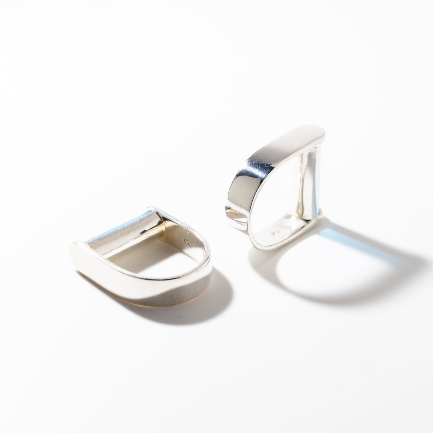 Juno Aqua - Silver Ring