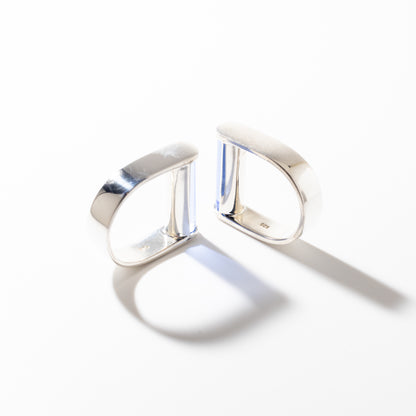 Juno Dusk Blue - Silver Ring