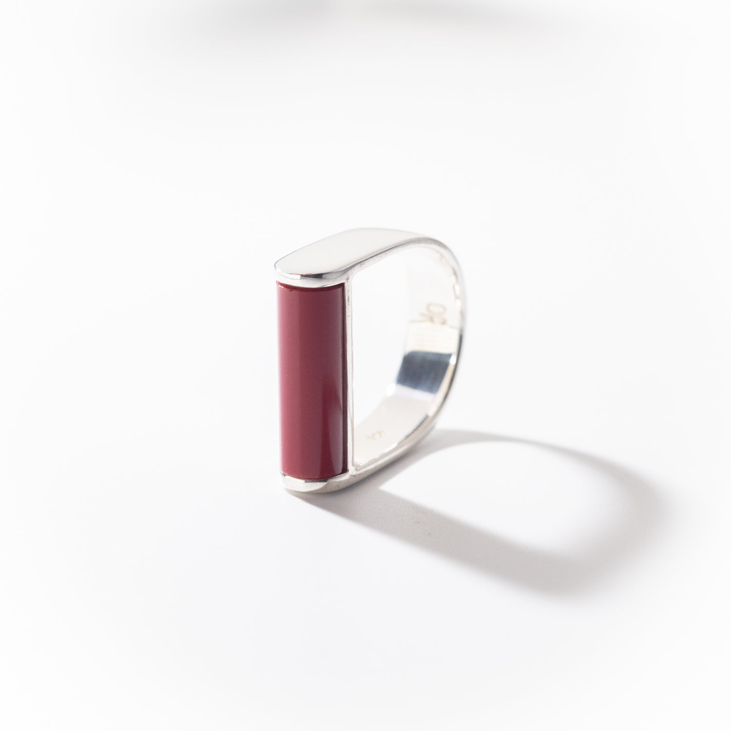 Juno Ruby - Silver Ring