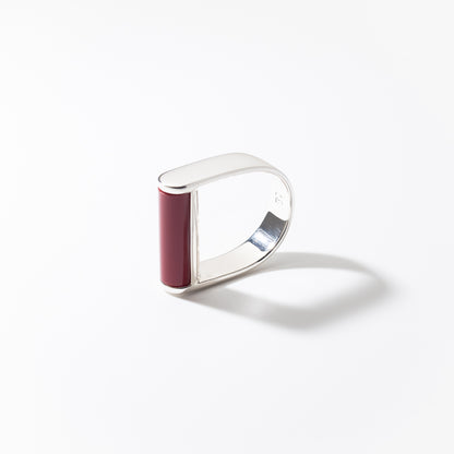 Juno Ruby - Silver Ring