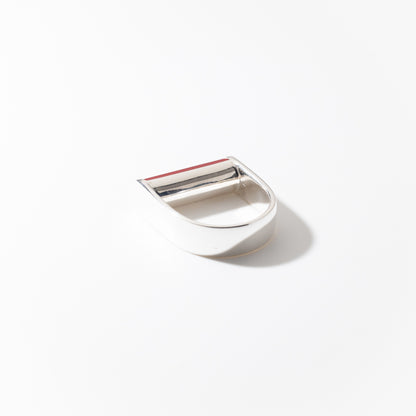 Juno Ruby - Silver Ring