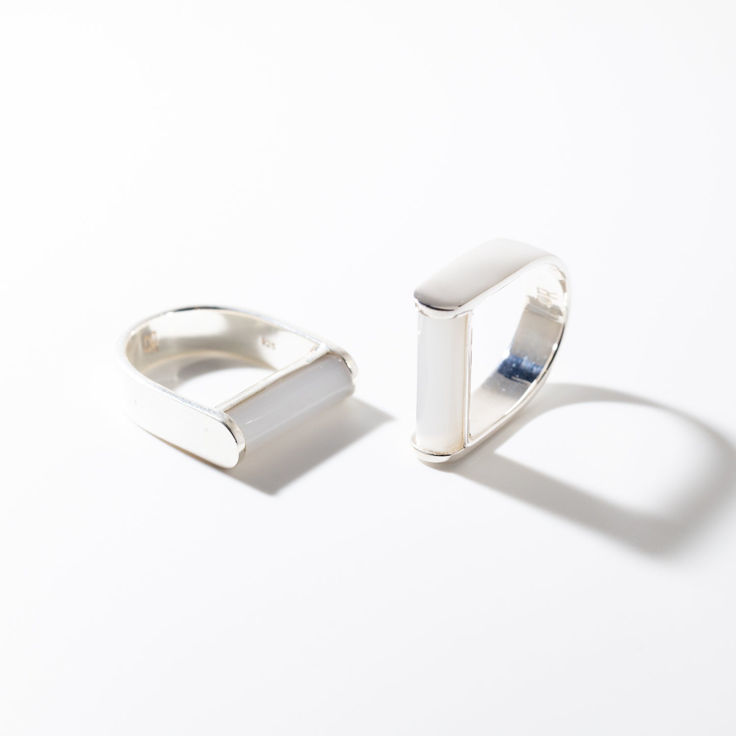 Juno White - Silver Ring