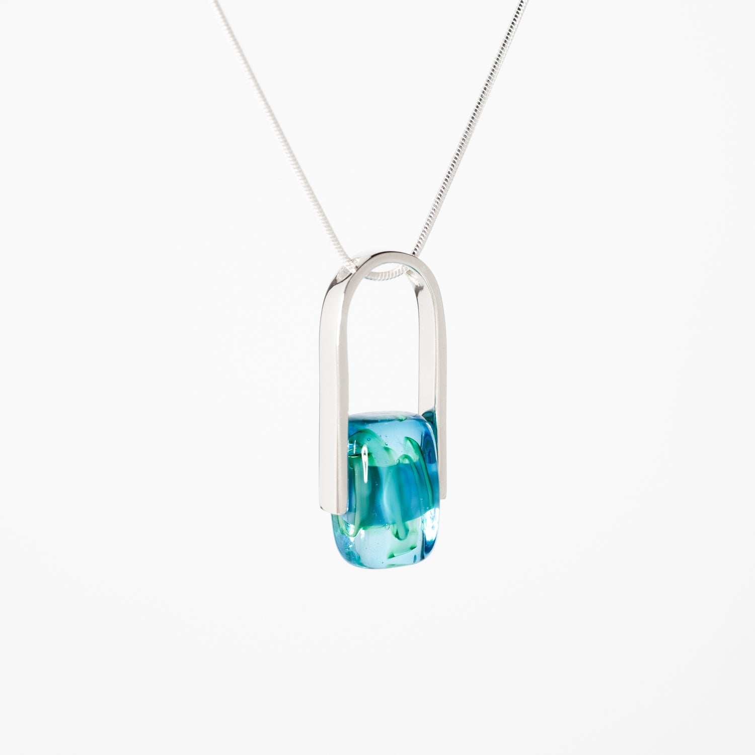 Empire Marine - Silver Pendant Necklace
