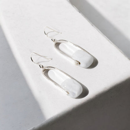 Empire Cloud - Silver Earrings