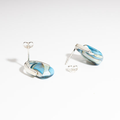 Empire Oceana - Silver Stud Earrings