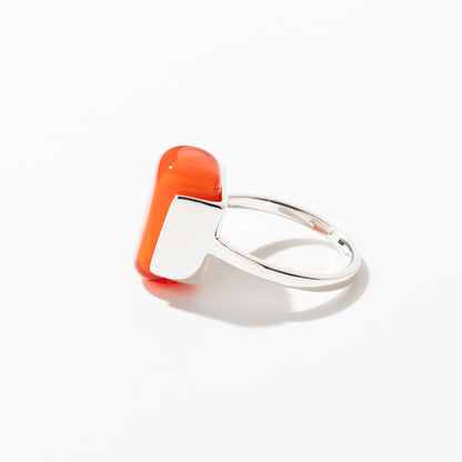 Soho Neon - Silver Ring