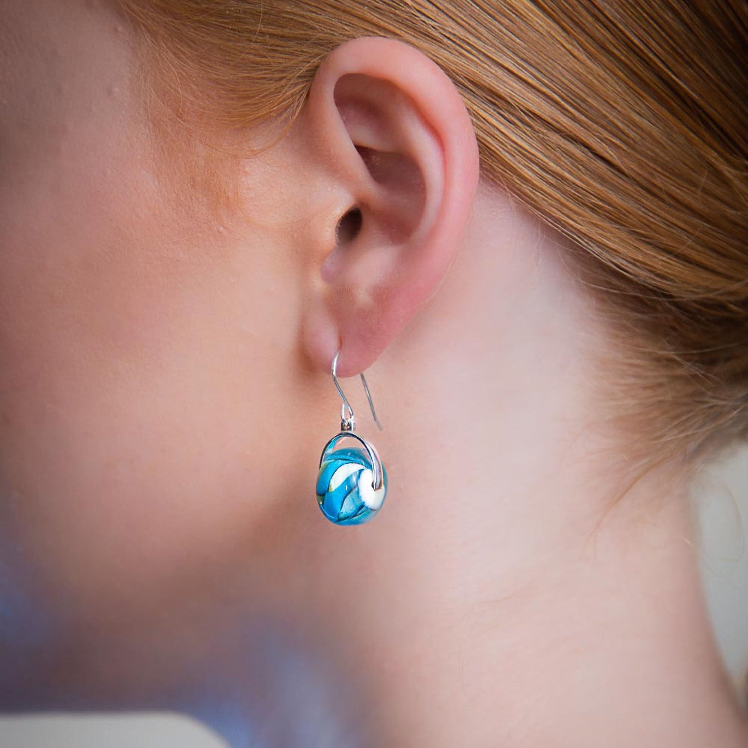 Venus Oceana - Silver Earrings