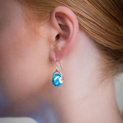 Venus Oceana - Silver Earrings