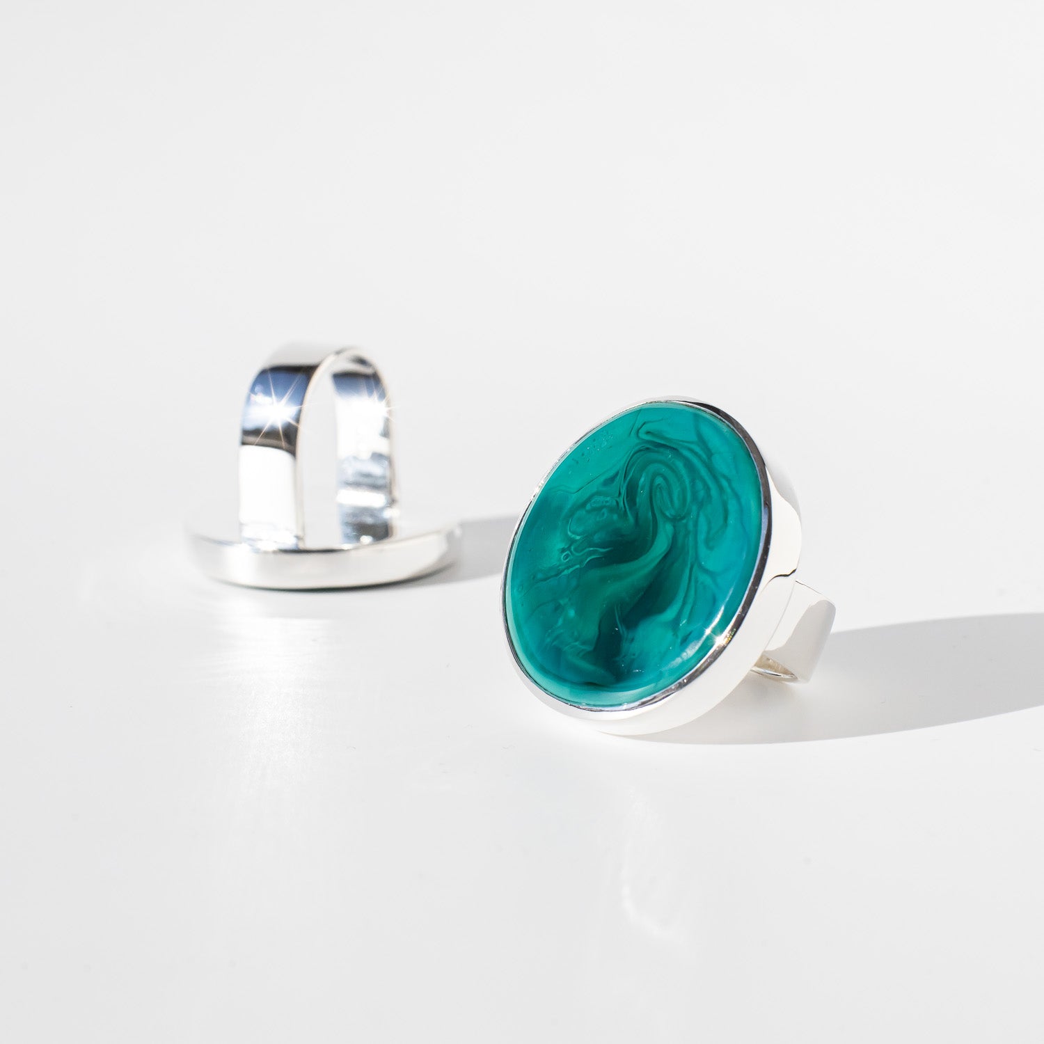 Athena Deep Sea - Silver Ring