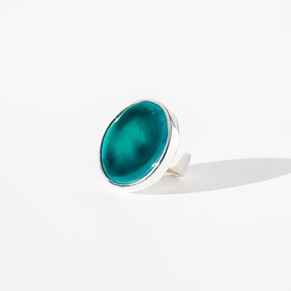 Athena Deep Sea - Silver Ring