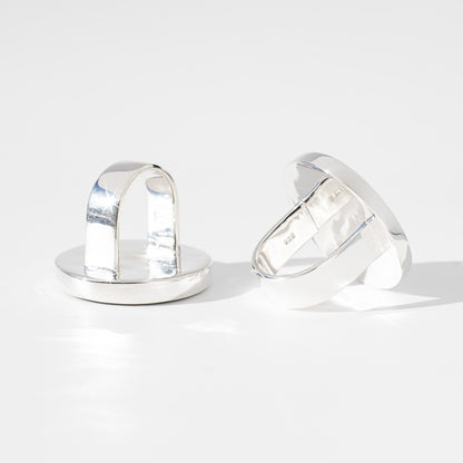 Athena Sea Green - Silver Ring