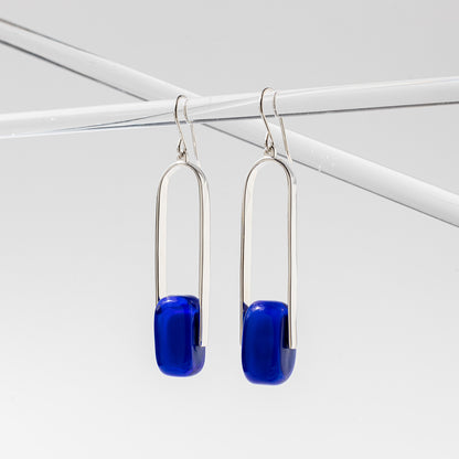 Empire Luxe Ultramarine - Silver Earrings