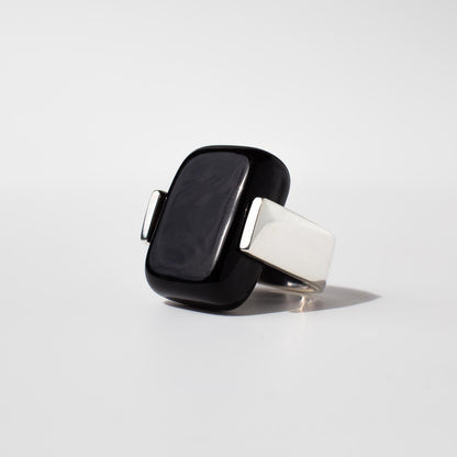 Empire Obsidian - Silver Ring