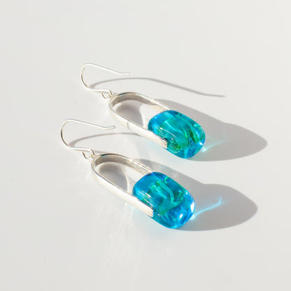 Empire Marine - Silver Earrings