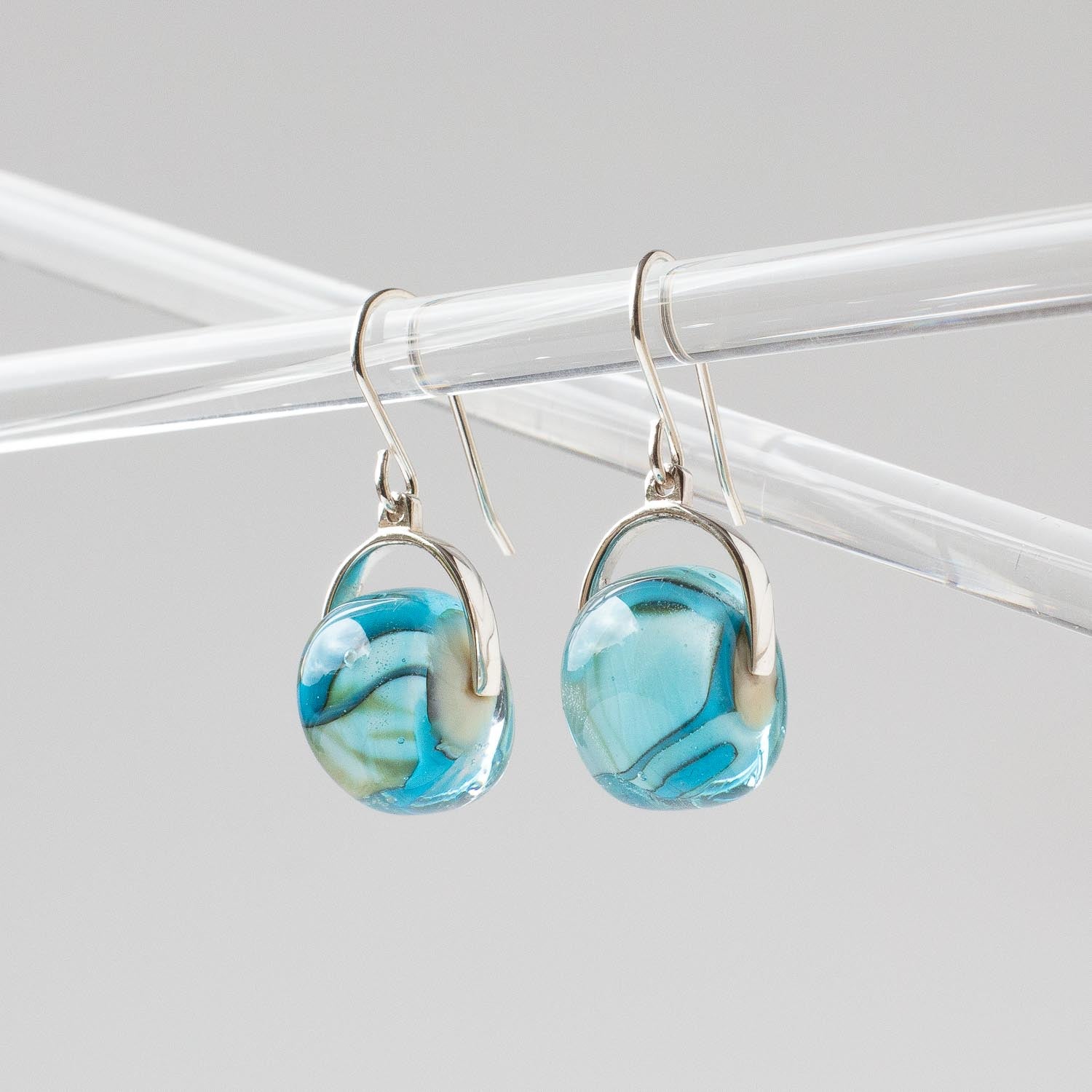Venus Oceana - Silver Earrings